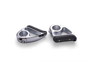 Harley Davidson: Toe Rest Cruise Pegs - Chrome. Fits Models with 1-1/4in. Crash Bars. - Ciro3D