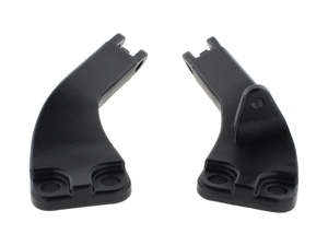 Passenger Footpeg Mount Kit - Wrinkle Black. Fits Dyna 2006-2017. - Rollies Speed Shop