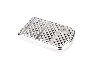 Bagger Brake Pad - Chrome. Fits Touring 1980up, FL Softail 1986-2017 & Dyna Swit&hellip;