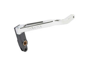 Brake Pedal Arm - Chrome. Fits Dyna 1999-2017 with Mid Controls. - Thrashin Supply