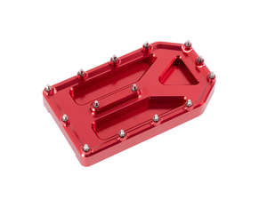 Aggressor Brake Pedal Pad - Red. Fits Touring 1980up, FL Softail 1986-2017 & Dyn&hellip;
