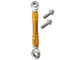 Mid Control Shift Linkage Rod - Gold. Fits Dyna 1991-2017, FXR 1982-1994 & Softa&hellip;