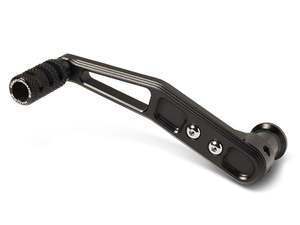 Foot Shift Levers Other Spares: Adjustable Drifter Shift Lever - Black. Fits Touring 1983up & FL Softail 2000-2017 - Performance Machine
