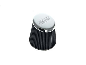 Air Cleaner Elements All: Air Filter Element - Chrome End Cap. Fits VO2 Falcon Air Cleaners - Vance And Hines