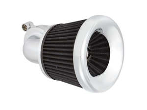 Velocity 90° Air Cleaner Kit - Chrome. Fits Softail 2000-2015, Dyna 1999-2017, &hellip;
