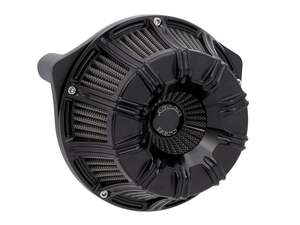 10-Gauge Air Cleaner Kit - Black. Fits Softail 2000-2015, Dyna 1999-2017, Tourin&hellip;