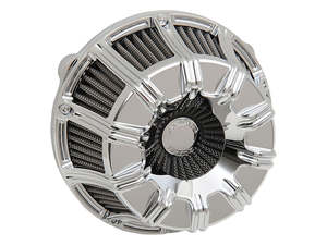 10-Gauge Air Cleaner Kit - Chrome. Fits Softail 2000-2015, Dyna 1999-2017, Touri&hellip;