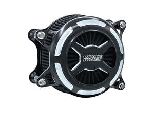 VO2 X Air Cleaner Kit - Black Contrast. Fits Softail 2000-2015, Dyna 1999-2017, &hellip;