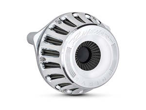 Milwaukee Eight 17up: Moto Air Cleaner Kit - Chrome. Fits Touring 2017-2024 & Softail 2018-2024 - Rinehart Exhaust