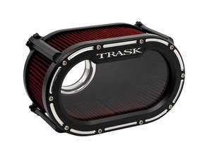 Milwaukee Eight 17up: Big Papi Air Cleaner Kit - Reverse Cut Black. Fits Touring 2017-2024 & Softail 2018-2024 - Trask Performance