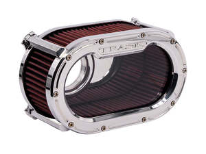 Milwaukee Eight 17up: Big Papi Air Cleaner Kit - Chrome. Fits Touring 2017-2024 & Softail 2018-2024 - Trask Performance