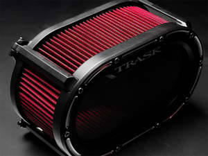 Milwaukee Eight 17up: Big Papi Air Cleaner Kit - Gloss Black. Fits Touring 2017-2024 & Softail 2018-2024 - Trask Performance