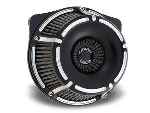 Slot Track Air Cleaner Kit - Black. Fits Sportster 1988-2021. - Arlen Ness