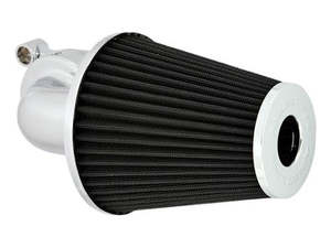 90deg Monster Sucker Air Cleaner Kit - Chrome. Fits Sportster 1991-2021 - Arlen Ness