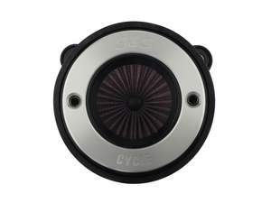 Air Stinger Stealth Air Cleaner Kit - Brushed S&S Ring. Fits Sportster 2007-2021. - S&S
