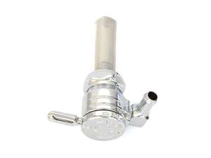 High-Flow Fuel Tap / Petcock with 22mm Thread & 5/16in. Backward Facing Fuel Out&hellip;