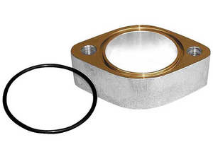 Carb Manifolds Clamps Etc: 1in. Thick Carburettor Spacer with O'Ring. Fits S&S Super B & E Carburettors. - S&S