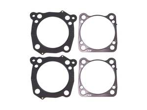 Gaskets Top End Rocker M8: Head & Base Gasket Set. 0.040in. MLS Head Gasket, 0.014in. Base. Fits Touring 2017-2024 & Softail 2018-2024 with S&S 129/132ci (4.320in.) Engine or SE131 (4.310in.) Engine. - Cometic Gaskets