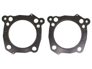 Gaskets Top End Rocker M8: 0.032in. Thick MLX Cylinder Head Gaskets. Fits Touring 2017-2024 & Softail 2018-2024 with OEM 107 to 124 or OEM 114/117 to 128 & 4.250in. Big Bore Kit. - Cometic Gaskets