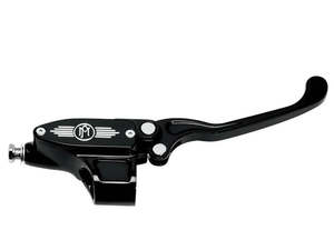 Hand Controls Components Custom: 11/16in. Bore Front Brake Master Cylinder - Black Contrast Cut. - Performance Machine
