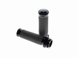 Handgrips Throttle Cable Black: Contour Handgrips - Black. Fits H-D with Throttle Cable. - Performance Machine