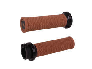 Ruffian Lock-On Handgrips - Gum Rubber/Black. Fits H-D with Throttle Cable. - OD&hellip;