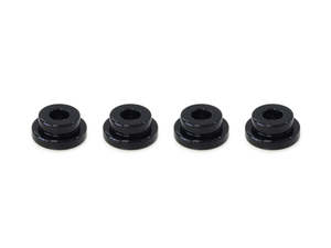 Handlebar Accessories: Solid Handlebar Mount Kit – Gloss Black. Fits Big Twin 1973-2017 & Sportster 1973-2003
