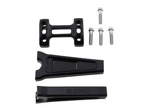 6in. Straight Risers - Black. Fits 1in. Handlebar - Slyfox