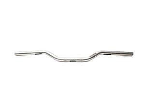 Handlebars 1 Chrome: Low Bend Bars - Stainless Steel - Slyfox
