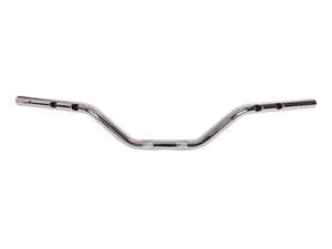 Handlebars 1 Chrome: Mid Bend Bars - Chrome. Fits CVO Touring 2023up, Street Glide & Road Glide 2024up, Touring 2025up & Softail 2025up - Thrashin Supply