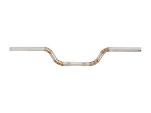 Welded Stainless MX Handlebar - Raw Stainless Steel - Arlen Ness
