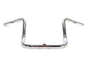 Handlebars 1 1 2 Chrome: 12in. x 1-1/2in. Grande Traditional Ape Handlebar - Chrome. Fits Ultra Models 2014up and Street Glide 2014-2023 - LA Choppers