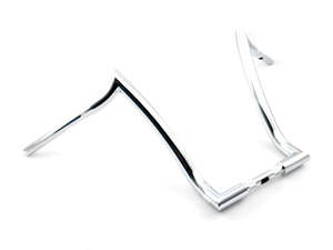 Handlebars 1 1 2 Chrome: 18in. x 1-1/2in. Nomad Handlebar - Chrome. - Factory 47 Handlebars