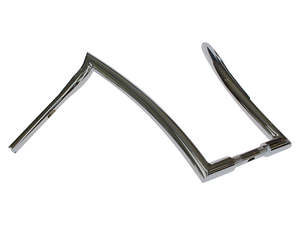 Handlebars 1 1 2 Chrome: 18in. x 1-1/2in. Maddogger Handlebar - Chrome. - Factory 47 Handlebars