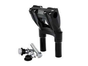 8in. Kickback x 1-1/8in. Clamp Isolated Riser Kit - Black. Fits Indian Cruiser 2&hellip;