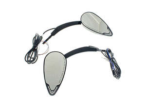 Mirrors Black: LED Mirrors Run/Turn - Black. - Custom Dynamics