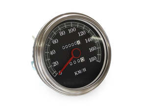 Speedo 4 5 Tank Mt 1936 03: 5in. KPH Speedometer. Fits Softail 1991-1995. - Rollies Speed Shop