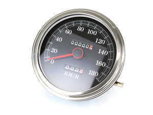 5in. KPH 1989-1995 Style Speedometer. Fits Fat Bob Dash. - Rollies Speed Shop