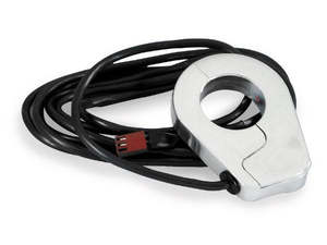 Speedo Drives Sensors Cables: Rear Wheel Speed Sensor - Polished. Clamps Around Axle Spacer. - Dakota Digital
