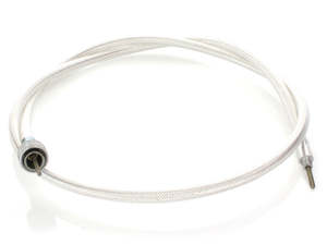 45in. Speedo Cable with 16mm Nut - Platinum Braided. - Barnett Clutches