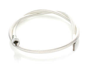35in. Speedo Cable with 12mm Nut - Platinum Braided. - Barnett Clutches