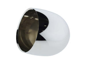 Speedos Mts Custom App: Deep Bullet Style Gauge Cup - Chrome. Fits 3-3/8in. Diameter Gauge. - Dakota Digital