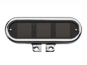 Handlebar Mounted Oval Speedometer/Tachometer - Chrome. Fits Big Twin and Sports&hellip;