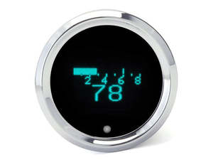 2-1/16in. Round Style KPH Speedometer with Tachometer & Indicators. - Dakota Digital