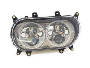 Dual LED HeadLight Kit with Integrated DRL Halos with Amber Turn Signals. Fits R&hellip;