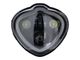 LED Headlight Insert - Black. Fits Kawasaki Vulcan S 2015up. - Hoglights