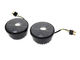 4-1/2in. HeadLight Inserts - Black. Fits Dyna Fat Bob 2008-2017 with Dual Headli&hellip;
