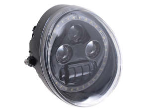 5-3/4in. LED HeadLight Insert with Halo - Black. Fits Night Rod Special 2012-201&hellip;