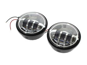 Passing Lamps Associated: 4-1/2in. LED Passing Lamp Inserts - Chrome. - Hoglights