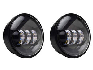 4-1/2in. LED Passing Lamp Inserts - Black. - Hoglights